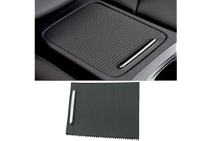 HACREYATU Cubierta para estor enrollable de la consola central 3CD857503 cubierta enrollable para interior consola central para P-assat B6 B7 CC (negro)