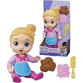 Baby Alive Baby Baker, Hayali Yiyecek Aksesuarlı Sarı Sa&ccedil;lı Oyuncak Bebek, 3 Yaş ve &Uuml;zeri Kız ve Erkek &Ccedil;ocuklar i&ccedil;in 26,5 cm 
