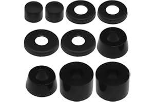 OTOTEC 1 lot de coussinets de skateboard résistants aux chocs - Bague de roue en caoutchouc - Absorbeur de choc pour réparation de camions - Accessoires de karting en plein air