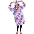 TANNESS Kids Oversized Unicorn Blanket Hoodie with 2 Large Pocket | Comfy Hooded Blanket with Rainbow Design | Kids hoodie blanket Sweatshirt for Winter
