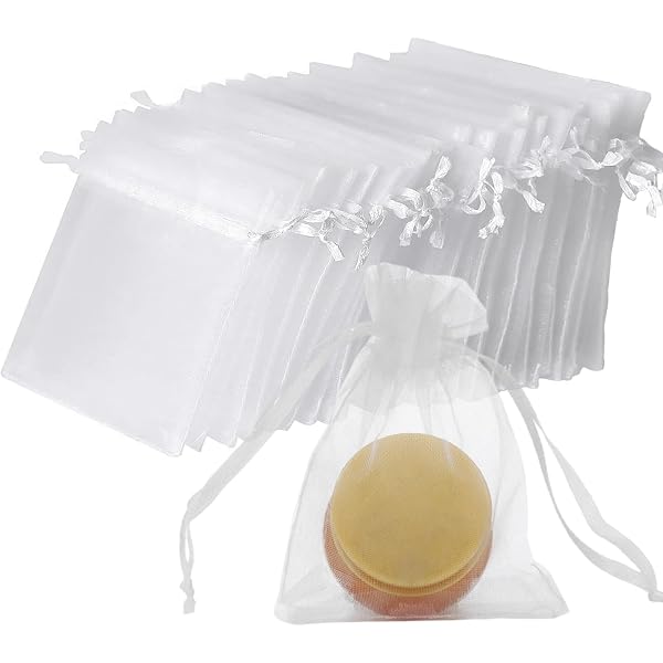 Florex Mini-Schafmilchseifen Sterne – 50 Stück Im Organzasäckchen, Duft Bratapfel (ca. 3 G Pro Stück)