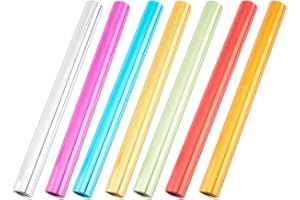NBEADS 7pz Bastoncini da Gara in Alluminio, 7 Colori Staffetta Staffetta in Alluminio Pista Staffetta Staffetta Bacchetta da Corsa Bacchetta per Pratica Sportiva All'Aperto Corsa Atleta