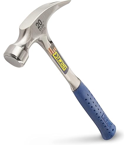 thumbnail image 2 of Sturnus Blue 13oz Velocity Rip Claw Hammer – 13oz, Lightweight Aluminum & Ergonomic, Pro-Grade With Anti-Vibration Grip (Milled Face, Long Handle 2 of 9