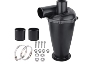 SINBIDE Cyclone Trenner, Staubsammler, Trennfilter für Staubsauger, Trennelement Zyklon (schwarz)