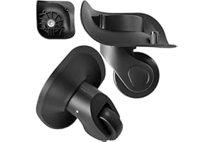 TOBESO-NUOZE Kofferrollen Ersatzrollen Ersatzräder für Koffer Reparatur 360°Drehbare Koffer Ersatzrollen mit 4 Befestigungslöchern Luggage Wheels for Suitcase (H041-L-2)