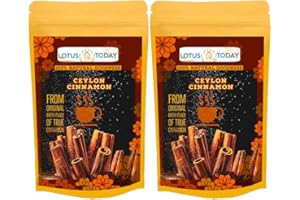Lotustoday Cinnamon chai, 40 Tea Bags, Made of Organic Ceylon Cinnamon | True Cinnamon