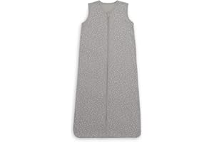 Jollein Śpiwór letni wzór: Spickle 70 cm, 100% bawełny i zamek błyskawiczny, szarobrązowy biały