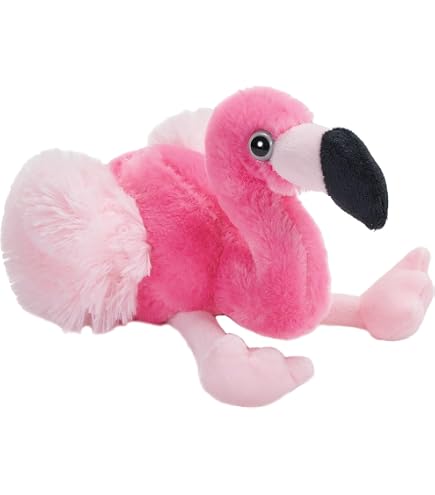 Wild Republic Pincher Fenicottero: Pupazzo Giocattolo Con Mascelle Apribili - Pinza Morbida Per Bambini, Regalo Educativo E Divertente