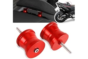 MOLONG 40mm Cuscino di Rialzo Compatibile con Cuscino Passeggero Alluminio CNC Compatibile con T-MAX 530 TMAX 500 2012-2016 Rosso