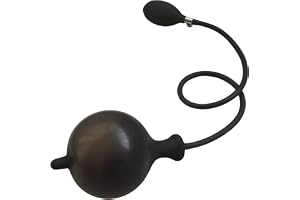 Hipipro MAX 10 cm analplugg analstöt uppblåsbar munballong med pump silikon sexleksak