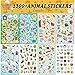 Produktbild Aufkleber Kinder,Tieraufkleber, Aufkleber für Kinder-Sortiment 1300 PCS, 8 Themen für Kinder, Lehrer, Eltern, Großeltern, Kinder, Handwerk, Schule, Scrapbooking, Geschenkidee für Kinde
