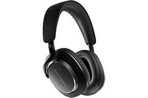 Bowers & Wilkins Px7 S3 Over-Ear-Kopfhörer mit Geräuschunterdrückung, kabellos, aptX™ Lossless, Schnellladung, 30 Stunden Wiedergabe, 8 integrierte Mikrofone - Anthrazitschwarz