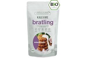 ‎KALE&ME Kale and Me vegane Protein Burger Bratlinge auf Mandelbasis (200 g, Orientalisch),Patties vegan, glutenfrei & sojafrei,Lebensmittel, Fleischersatz & Fertiggerichte, Grillen & Pfanne