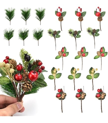 Houten Kerstdecoraties Set van 40 Stuks voor Doe-Het-Zelf Ambachten | bol