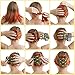 Mytoptrendz®Ladies Pink Beaded Hair Clamp Clips Double Hair Comb (Pink)