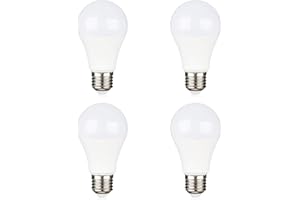 Akynite Bombilla LED E27 12V 9W para Iluminación Solar, Luz Blanca Fría 6000K, 750LM, 270 grados, Bombillas LED CC DC 24V E27 Luces 12V LED para Caravana Jardín Casita, pack de 4