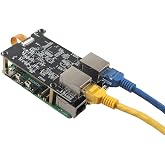 ZDE ZP595 PCIe to Dual 2.5G Ethernet Network Port Hat Adapter Expansion Board 2.5GB 2.5GBE for Raspberry Pi 5
