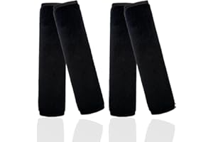 INGJIA Set de 4 Almohadillas para Cinturón de Seguridad de Coche, Protector Cinturón de Seguridad para Niños y Adultos, Funda Cinturón de Seguridad para Proteger Hombros y Cuello