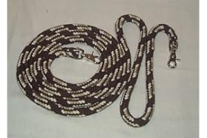 Pferdeseile_DE Baumwollzügel extra schwer Kernmantelseil 3,00 mtr braun/caramell/Natur geschlossen