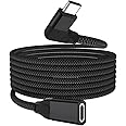 Itramax Right-Angle USB C Extension Cable 2M,Type-C 3.1 3.2 Gen2(10Gbps)Male to Female Extender,90-Degree/L-Shape USBC Thunderbolt 3 Cord for iPhone 16,MacBook,Mac,iPad Air 5 Mini 6 7,Nintendo Switch