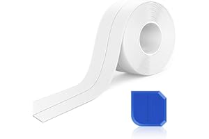 Yalisite Nastro Sigillante Impermeabile, Bordo Vasca da Bagno, Nastro Sigillante Doccia, Per Cucina e Bagno, Impermeabile, Resistente alla Muffa e Facile da Usare!