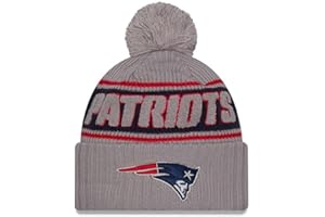 NFL czapka z pomponem New Era Sideline 2024 Futbol amerykański logo drużyny beanie kapelusz zimowy szary
