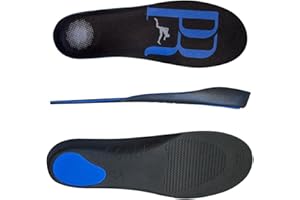 PhysioRoom Full Length Contoured Orthotic Insoles | Equipped with Cushioning Arch Support for Flat Feet Absorb Shock | Plantar Fasciitis, Heel Spurs, Fallen Arches, Bunions, Pain Relief