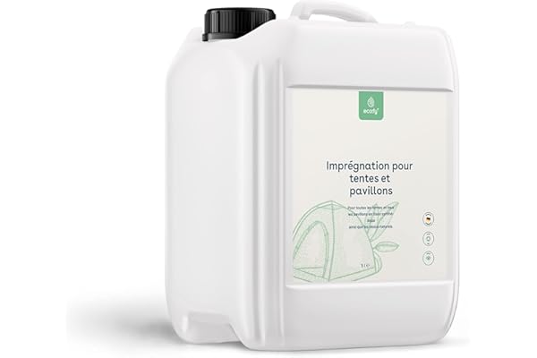 eco:fy Tente et pavillon Imprégnation Spray d'imprégnation Imprégnateur UV-stable Respirant Protection Entretien (5 l)