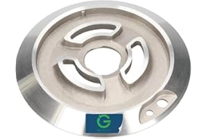 G GRIMALDI Bruciatore Tripla Corona Gigante per Piano Cottura Cucina Compatibile SMEG 870650452 | Bruciatore Gas + Spartifiamma | Ricambio Wok/Alta Potenza