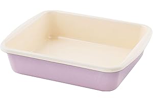 Riess, 0397-006 Classic Forma do mini piekarnika kolorowa/pastelowa różowa 24,8 x 20 cm Wysokość 5,5 cm Emalia