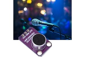 GAROSA Moduł Wzmacniacza Mikrofonu 2,4 V Do 5,5 V, Max4466 Zasilacz Z Redukcją Szumów Mikrofon Przedwzmacniacz Czujnik Dźwięku