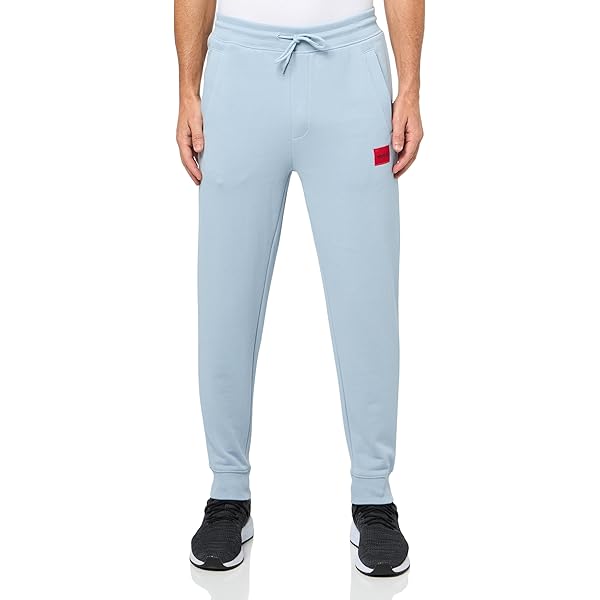 Pantaloni Tuta HUGO In Cotone Con Logo Smiley: Comfort E Stile In Nero, Taglia L - 2