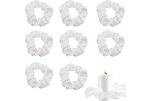 FYZSJWL 8 Stück Tropfschutz Kommunionkerze, Kerzenrock, TropfenfäNger Kommunionkerze, Kerzen Tropfschutz Kommunion, für Kerzen mit ø 3-5 Cm Durchmesser, Taufkerzen Kommunionkerzen Hochzeitskerzen