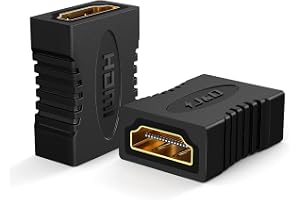 J&D 8K HDMI-koppling, 8K @60Hz/4K@120Hz HDMI 2.1 hona till hona kontakt HDMI-förlängare, stöder 3D, HDR, HDCP, ARC, kompatibe