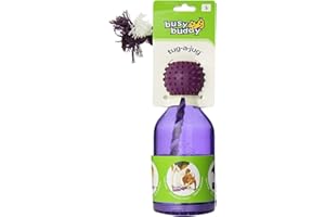 PetSafe BB-TAJ-S-11 Busy Buddy Tug-A-Jug S i interaktywna zabawka dla psa, fioletowy, mały