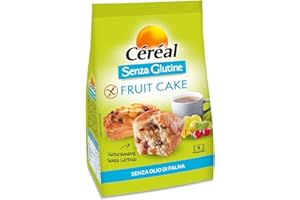 Céréal Fruit Cake Senza glutine, English Mini Cake, dolci senza glutine, merenda senza lattosio, 200 g
