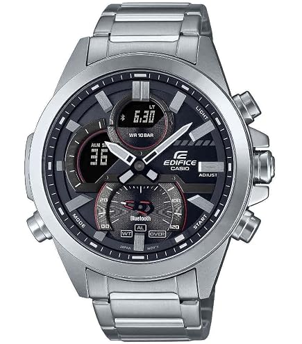 Orologio Uomo Casio Edifice EFB-700D-1AVUEF - Cronografo Al Quarzo, Cassa In Acciaio, Argento