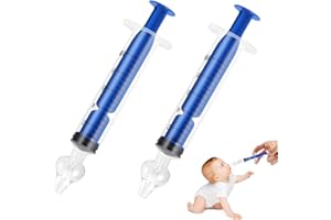 Clundoo Baby Nasendusche, 2 Stück Wiederverwendbare Nasenreiniger, Nasenspüler für Babys, Aus Silikon Sicherer und Komfortabel (Blau)