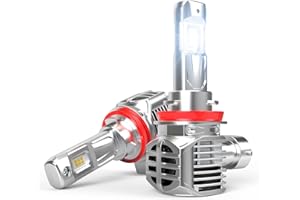 OUSHI Halogen Lampe 24000LM 600% Helligkeit Scheinwerferlampe 6000K Weiß Halogen Glühbirne Abblendlicht, 2 Stück