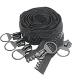 Cerniera In Plastica, Per Giacca, In Finto Metallo, N. 8 - Foto 2