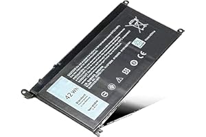 BAFFLARY WDXOR New Laptop Battery Replacement for Dell Inspiron 13 5368 5378 7368 7378; Inspiron 14-7460 15 5565 5567 5568 5578 7560 7570 7579 7569 17 5765 5767; fit T2JX4 3CRH3 FC92N CYMGM Notebook