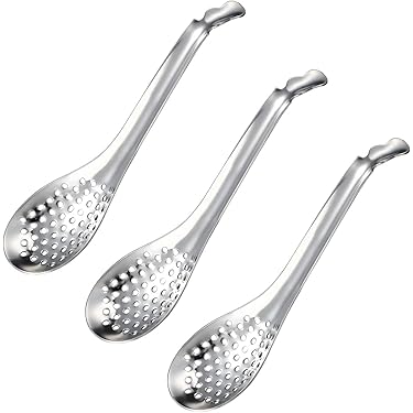 Cucchiaini Da Caviale In Madreperla - Set Di 2, Manico Rotondo, 9x2.5cm, Per Servire Uova E Caviale - Foto 10