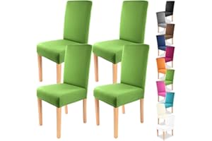 Gräfenstayn 4 Pezzi Stretch coprisedia Charles - schienali Rotondi e angolari - Pacchetto VANTAGGIOSO - vestibilità bielastica con Guarnizione Oeko-Tex Standard 100:"Fiducia Certificata (Verde)