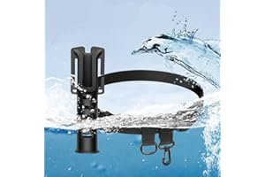 DREAFLY Angelrutenhalter Gürtel Verstellbarer Stützgürtel,Gürtel Verstellbar Rutenhalter Boot Angelzubehör,Angeln Watgürtel,Meeresangeln Kajak Angeln Zubehör