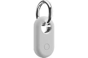 Panjal Samsung Smart Tag2 Holder Soft Silicone Case with Keychain Ring | Scratch and Drop protection suitable for Keys, Bags, Luggage, and Valuables
