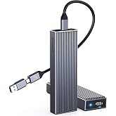 ORICO M.2 NVMe SSD Enclosure, Aluminum Tool-Free Adapter, 10Gbps USB3.2Gen2 USB-C M2 Enclosure for M.2 PCIe NVMe M-Key 2230/2