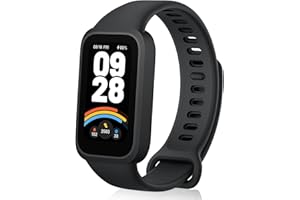 PANDAHAI 2025 Nuevo Mi Smart Band 9 Active -Autonomía de hasta 18 días,1.47'' TFT Mostrar, con tasa de refresco de 60 Hz, Sueño, Estrés, SpO2, Monitorización de Salud, 5ATM*,App Mi Fitness, Negro (Versión ES)