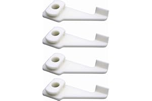 Sintrix Fab 4x Ersatzgleiter für Deckenmontage (1-läufig) Gardinenschienen - kompatibel mit IKEA VIDGA - Ersetzt IKEA Teilenummern 10067913/10078138 - Stabile Ausführung für Deckenvorhänge