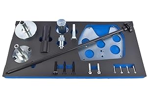 Juego de Herramientas de Instalación y Extracción de Árbol de Equilibrado compatible con Diesel 2.0D AJ200 204DTA 204DTD #JLR-303-1662 JLR-303-1663 Hopzty