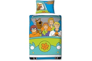 Character World 135 x 200 cm Scooby Doo Mystery Single Panel Duvet Set, Multi-Color